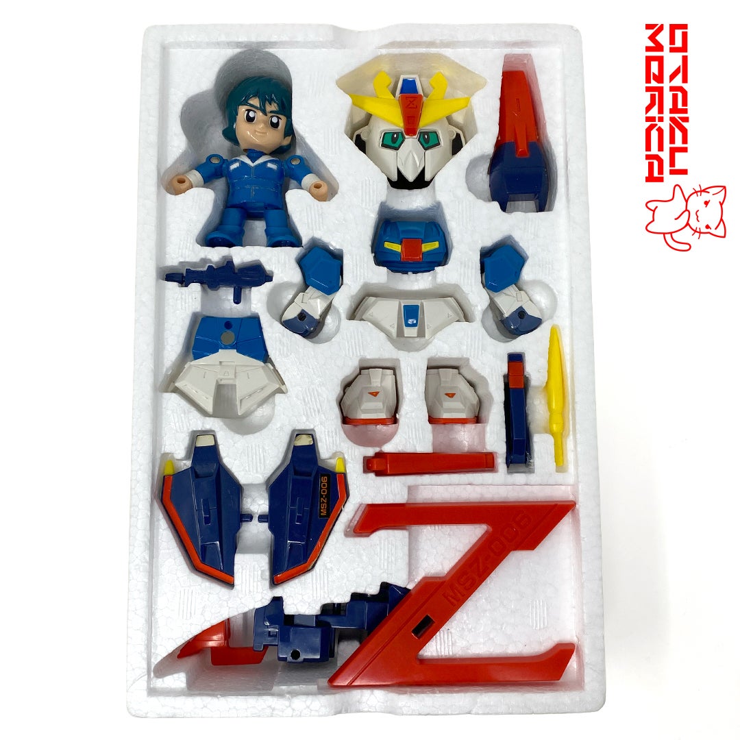 Bandai 1988 SD Gundam Cloth Series No.5 Zeta Gundam Vintage Figure