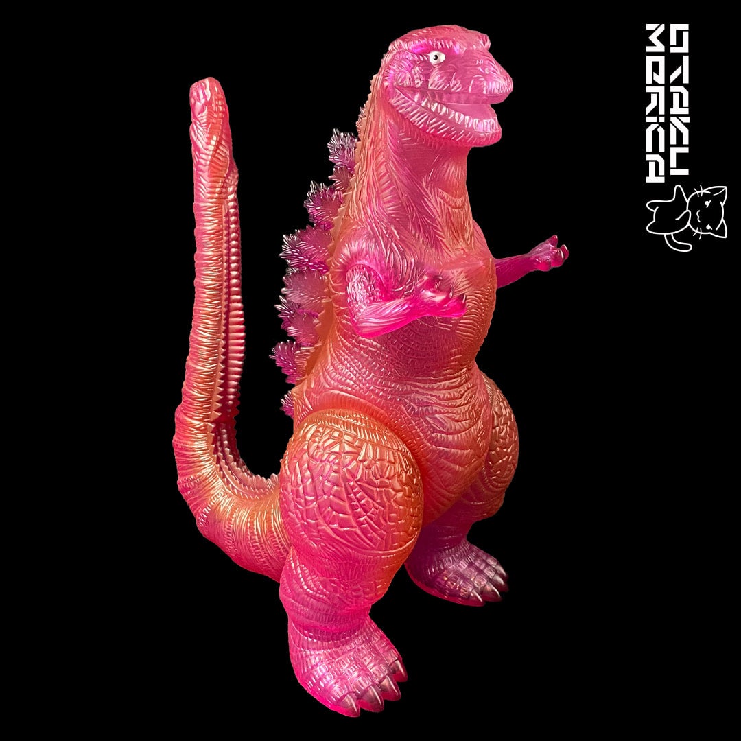 蛍光ピンク「デスゴジ350」　Godzilla figure 蛍光ピンク「デスゴジ350」Godzilla figure