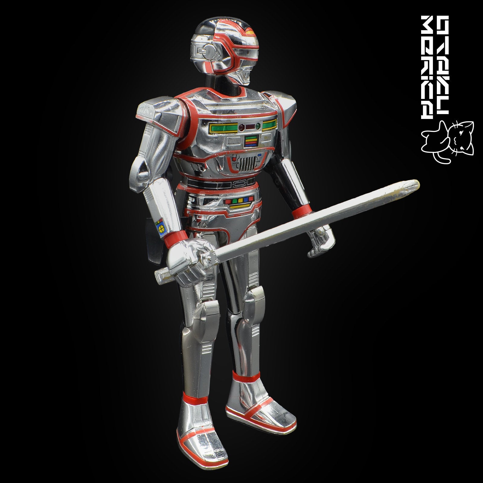 Bandai 1985 Juspion - Vintage Chogokin Die-cast Figure