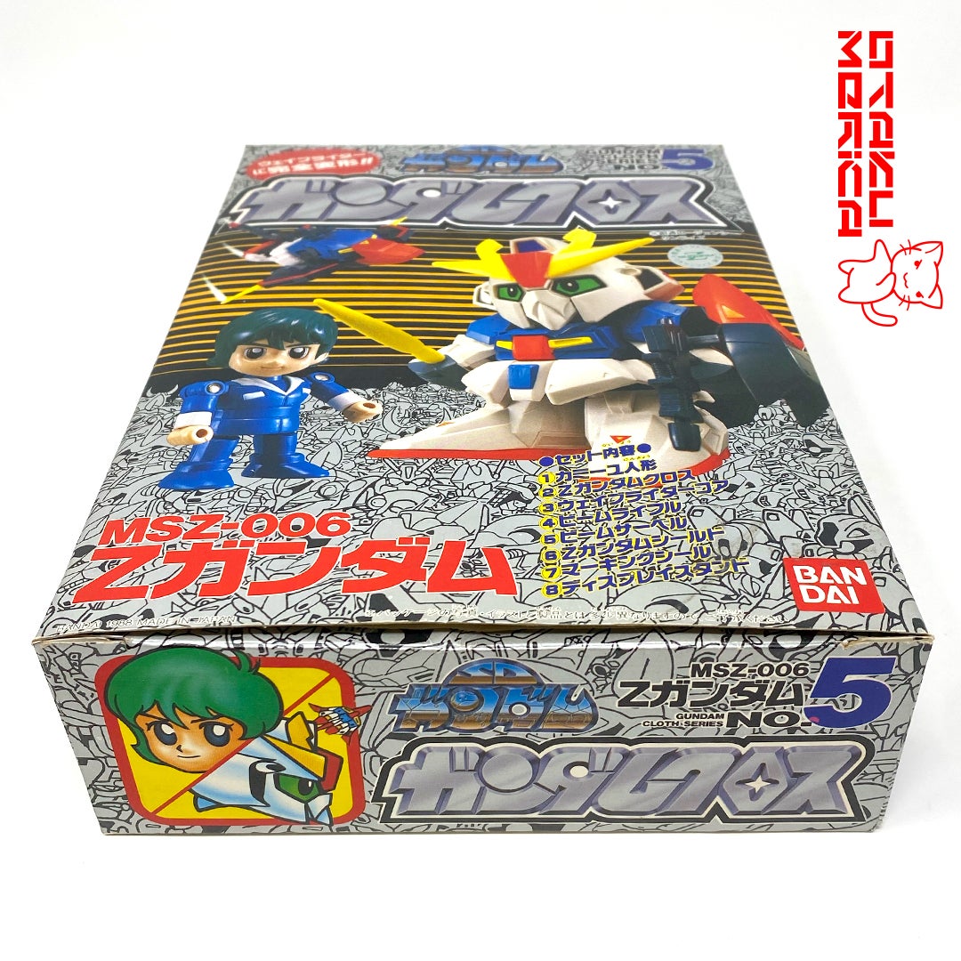 Bandai 1988 SD Gundam Cloth Series No.5 Zeta Gundam Vintage Figure