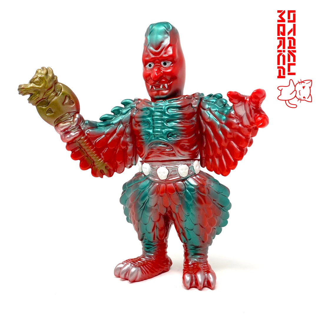 M1GO 1997 Yokai War/Spook Warfare Daimon (Red) - Sofubi Figure