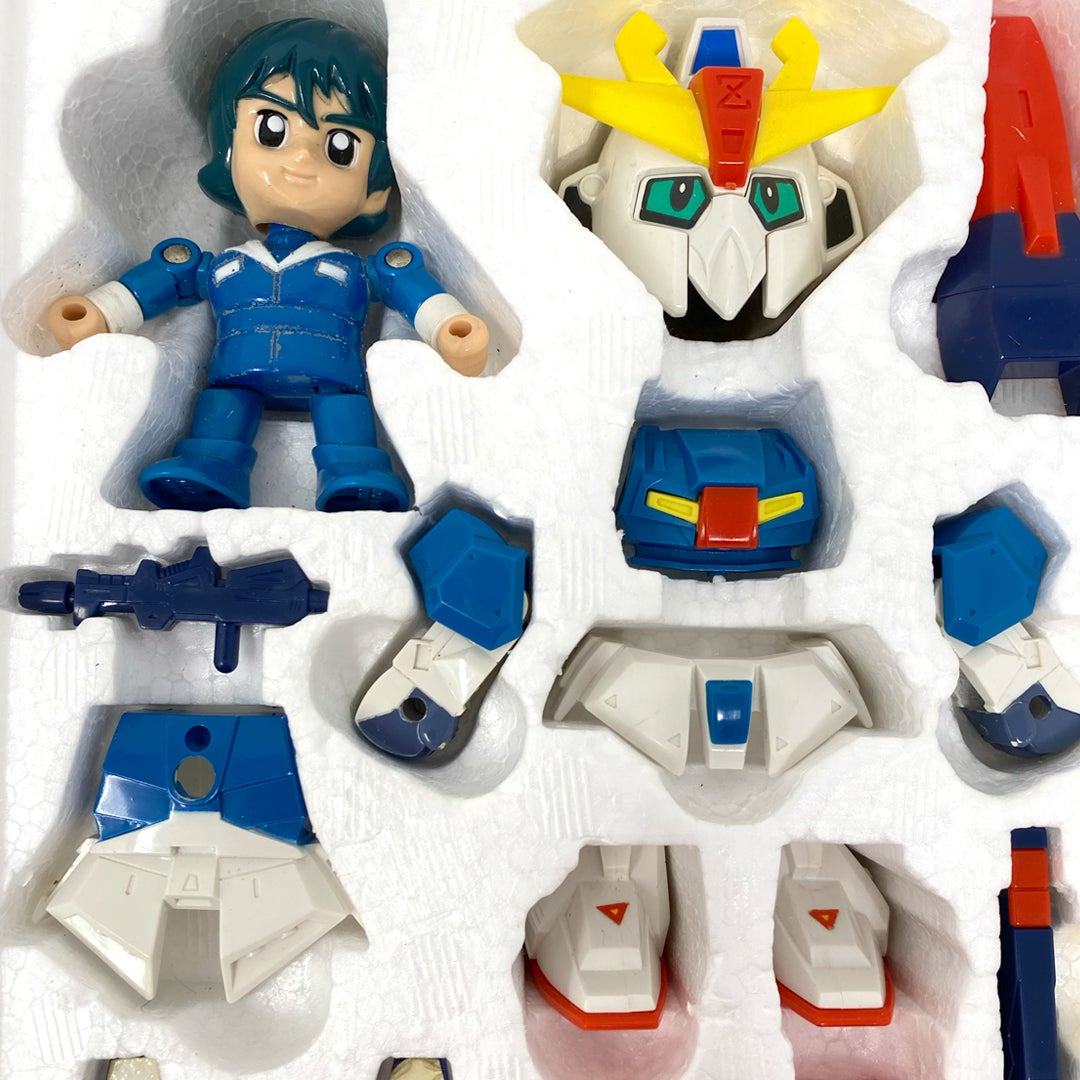 Bandai 1988 SD Gundam Cloth Series No.5 Zeta Gundam Vintage Figure