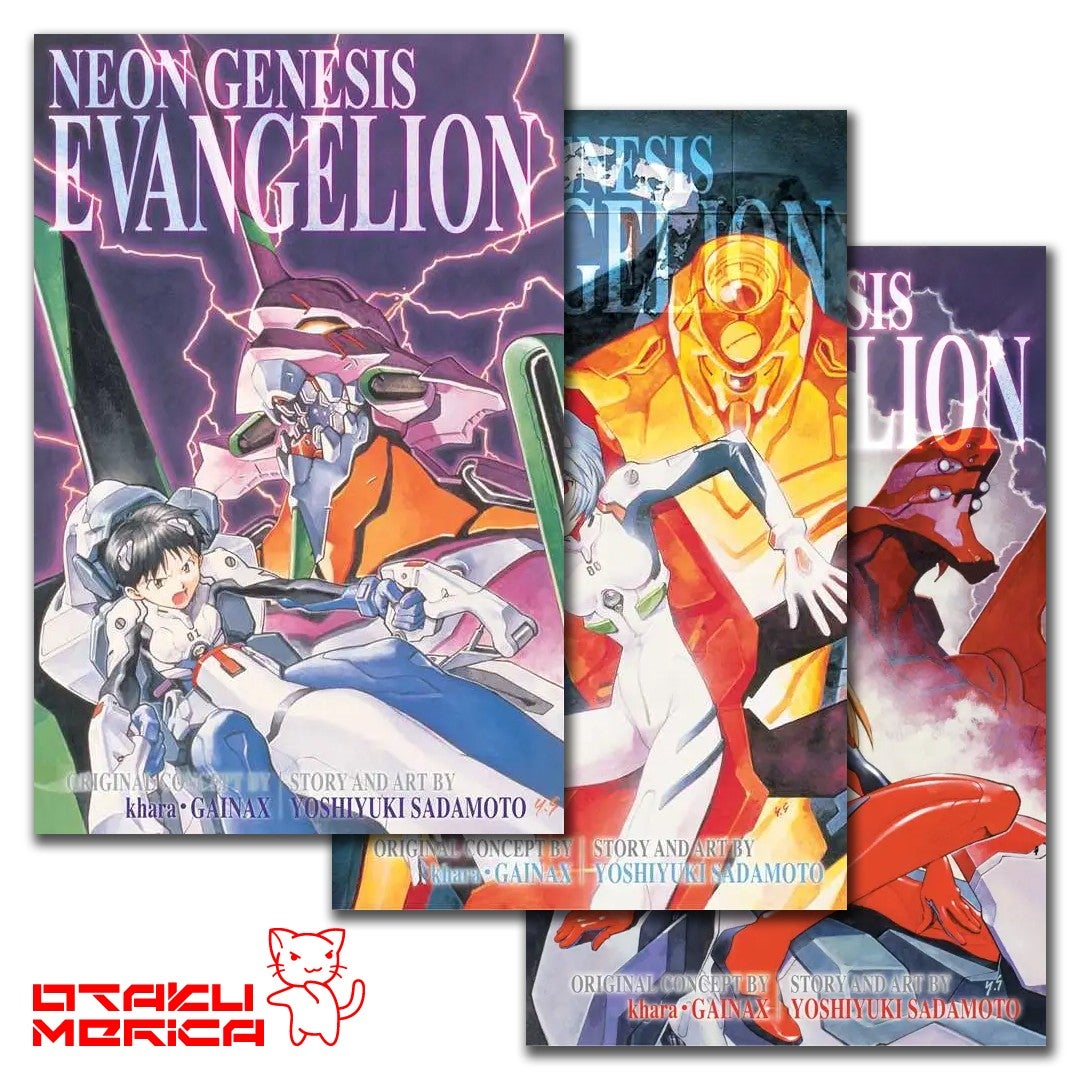 Neon Genesis Evangelion 3-in-1 Edition - Vol. 1, 2, & 3 Bundle