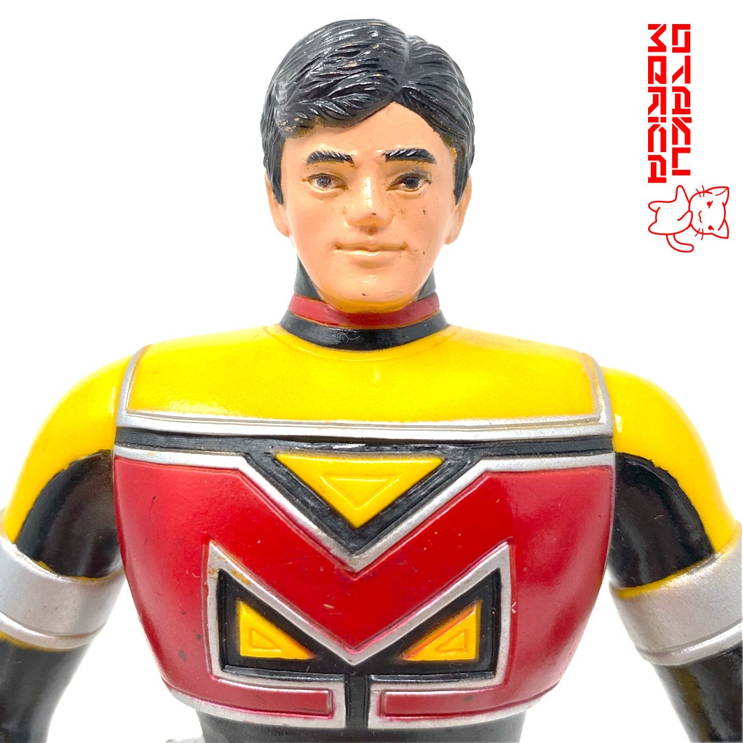 Bandai 1984 Nebula Mask Machine Man - Vintage Sofubi FIgure