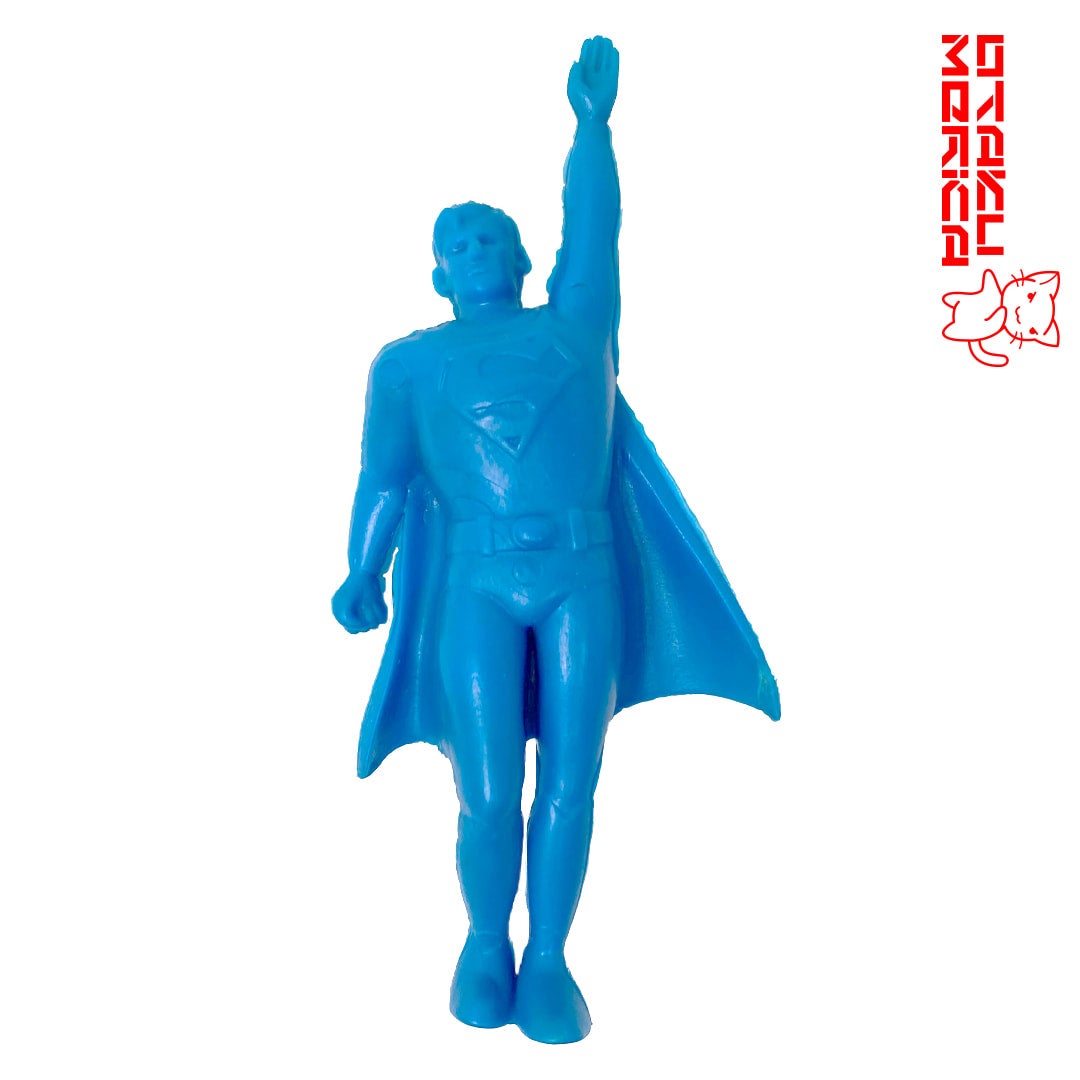 Superman christopher reeve 1979 flying blue japanese keshi figure