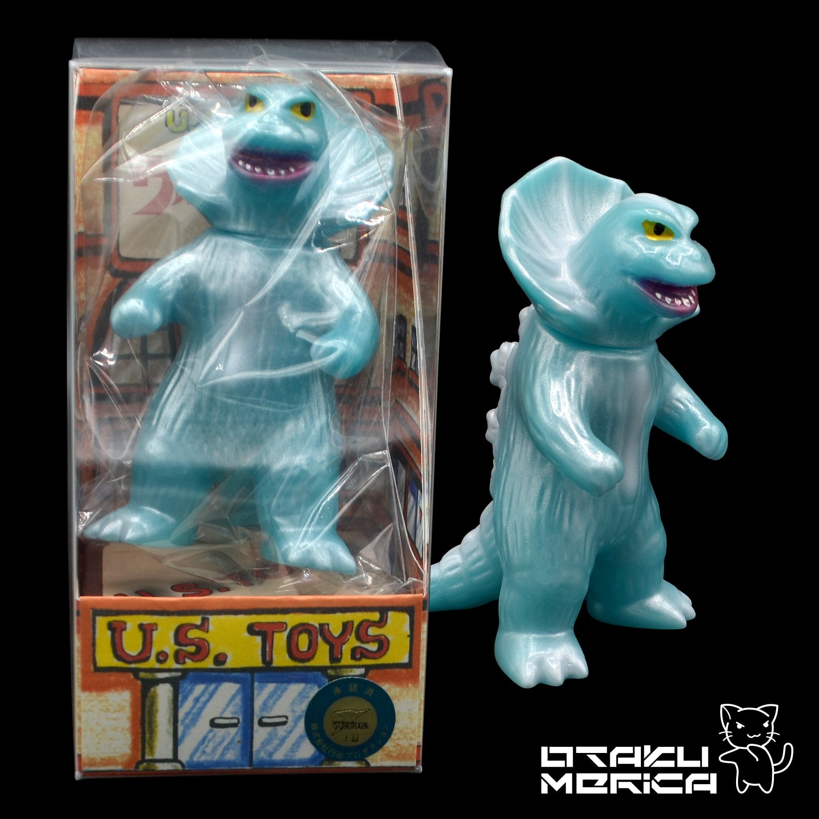 U.S. Toys Building Box - Jirass GLOW - Kaiju Sofubi | Otakumerica